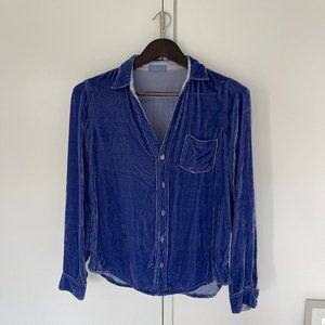 CP Shades Purple Velevet Blouse